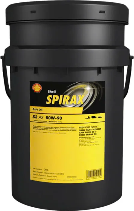 Dầu hộp số bán tổng hợp Shell Spirax S3 AX 80W-90