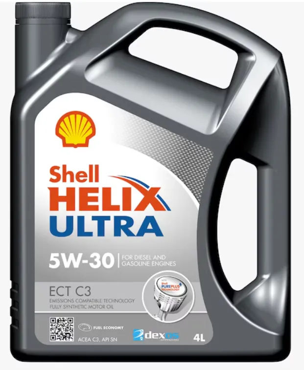 Shell Helix Ultra ECT C3 5W-30 – Bảo vệ vượt trội cho động cơ hiện đại & hệ thống khí thải