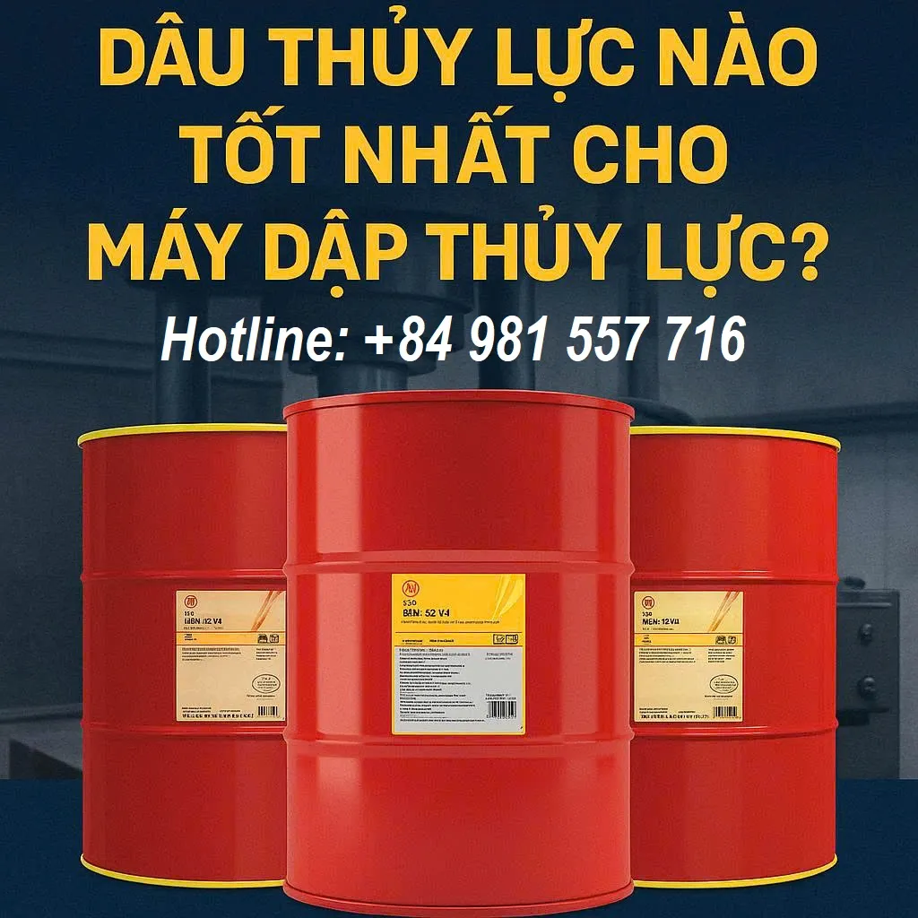 Dầu thủy lực nào tốt nhất cho máy ép thủy lực?
