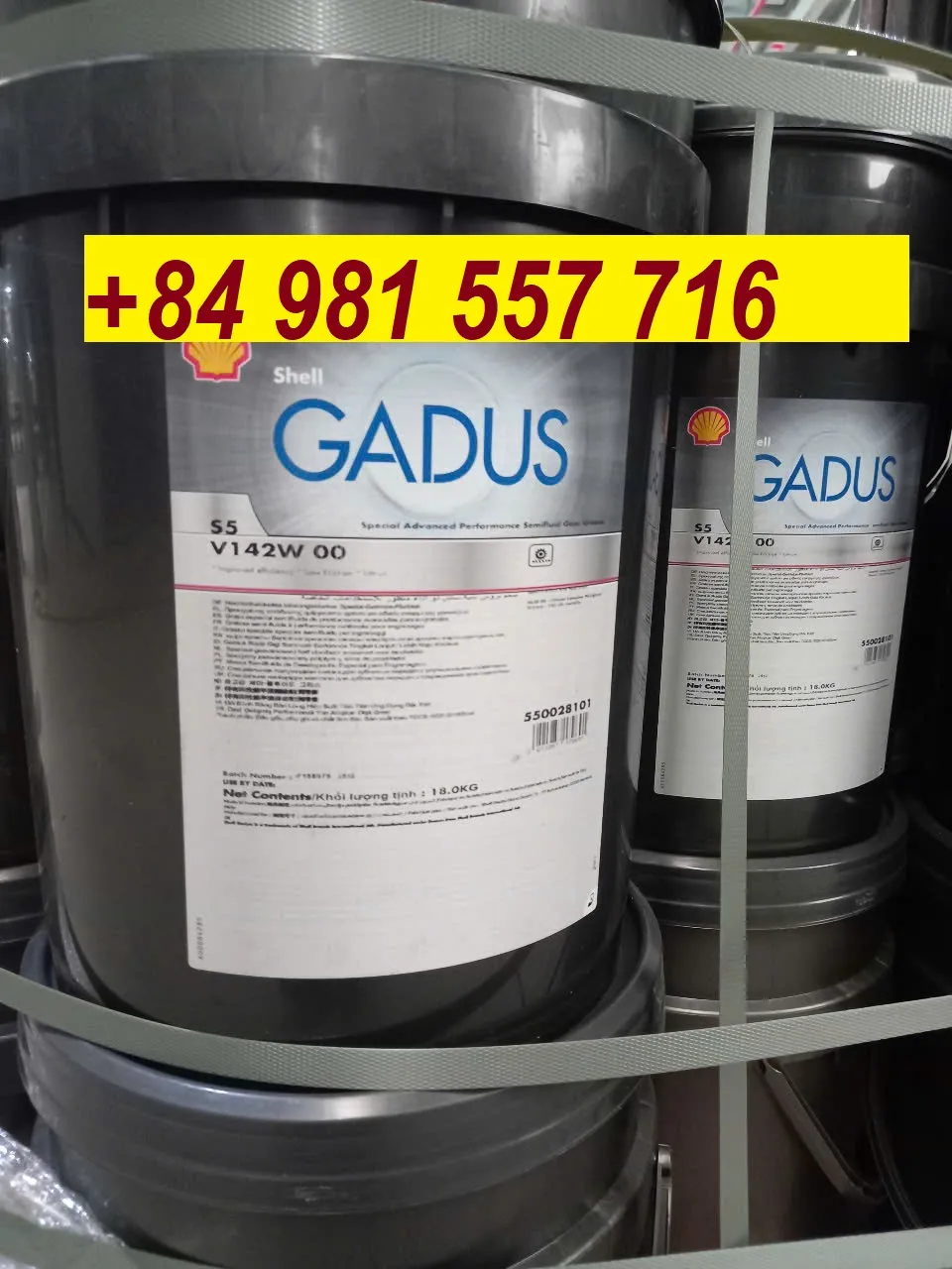 Mỡ Shell Gadus S5 V142 W00 (trước đây có tên Shell Tivela GL 00)