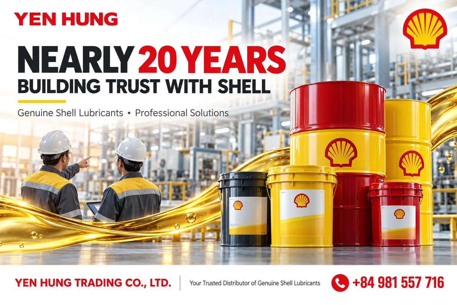 Yên Hưng – nhà phân phối chính hãng Shell
